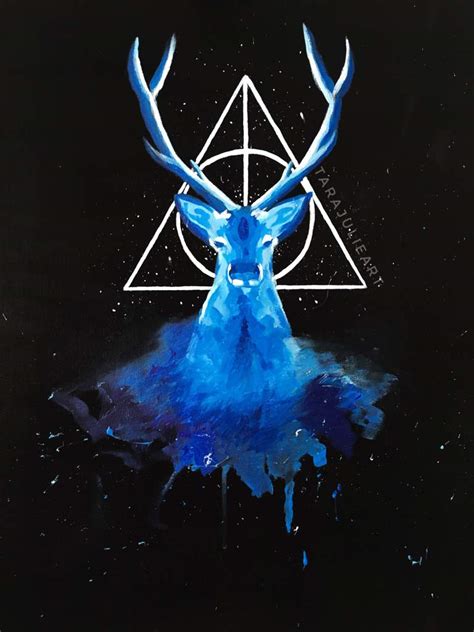 Harry Potter Patronus Painting | Acrylic | Art Amino