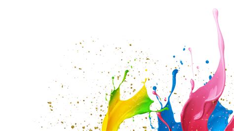 Holi Splashes Hd Transparent, Holi Paint Splash Abstract Border, Holi, Pigment, Splash PNG Image ...