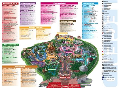 Printable Disneyland Map 2023