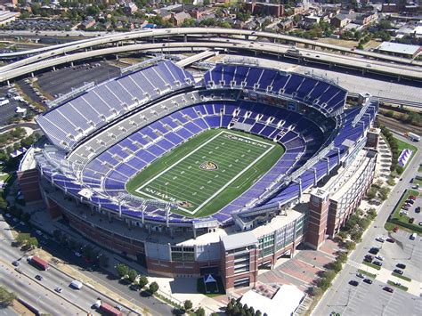 M&T Bank Stadium, Baltimore Ravens football stadium - Stadiums of Pro Football