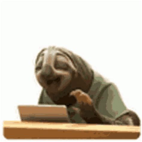 Sloth Slow Typing GIF | GIFDB.com