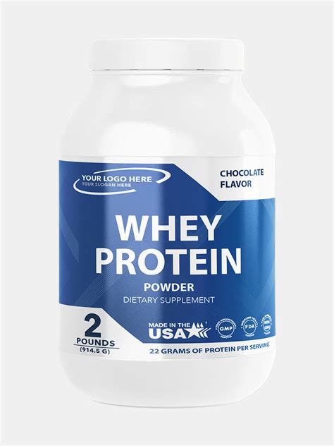 Whey Protein Chocolate Flavor – White Label USA