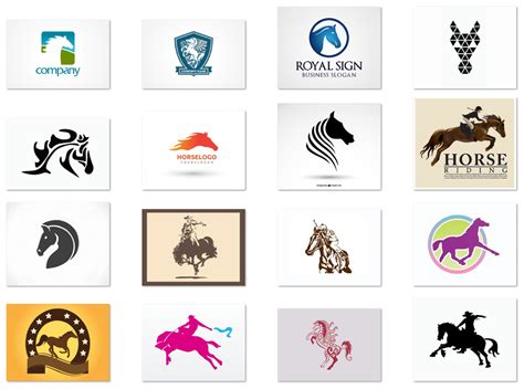 18 Free Vector Horse Logos For Start Ups