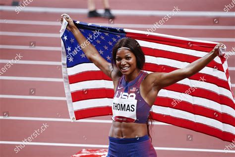 Thomas Gabrielle Usa 3rd Bronze Medal Editorial Stock Photo - Stock Image | Shutterstock