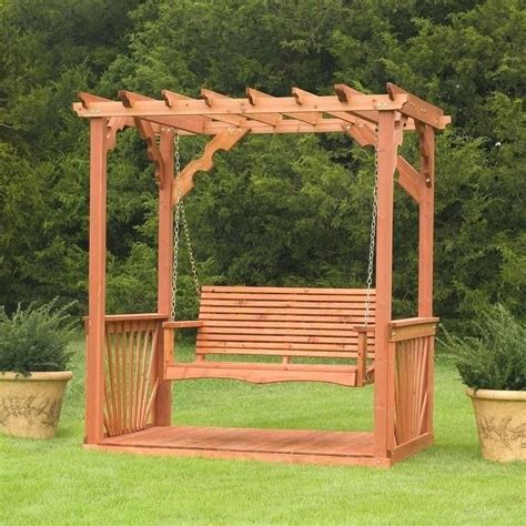 Top 20 of Pergola Porch Swings with Stand