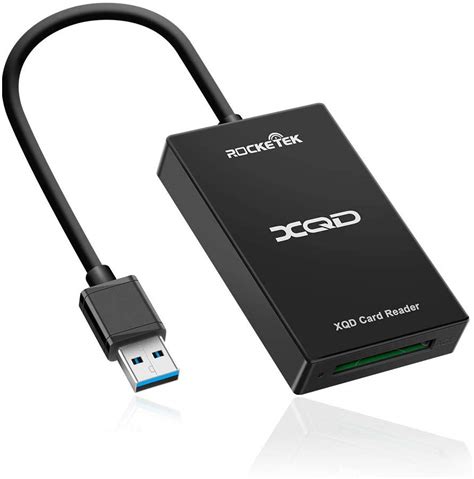 Rocketek XQD Reader. XQD Card Reader Compatible with XQD G-Series & XQD M-Series for Windows/Mac ...