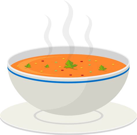 Hot vegetable soup clipart design illustration 9383780 PNG