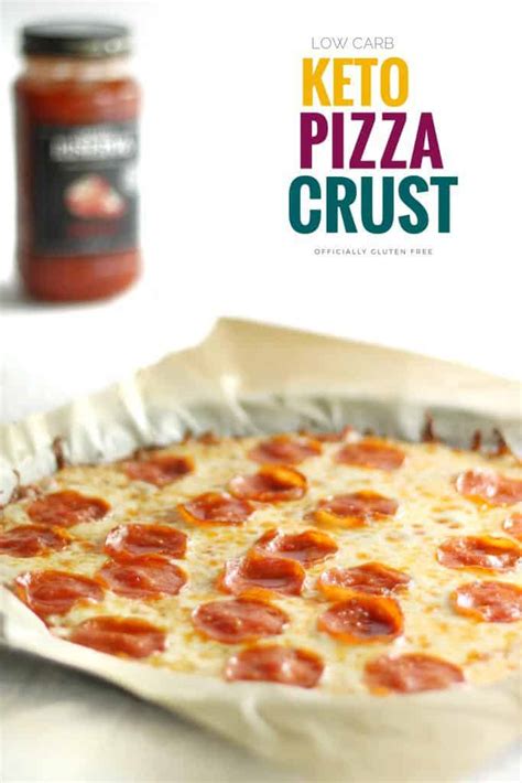 Keto Pizza Crust | Low Carb & Nut, Gluten and Free Pizza Crust