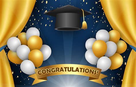 Happy Graduation Day Background 7900516 Vector Art at Vecteezy