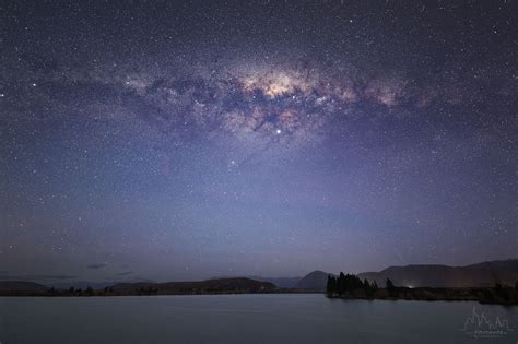 Milky way at Lake Ruataniwha, Ben Ohau, NZ, New Zealand