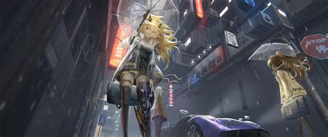 3440x1440 Cyberpunk Anime Science Fiction 4k 3440x1440 Resolution HD 4k ...