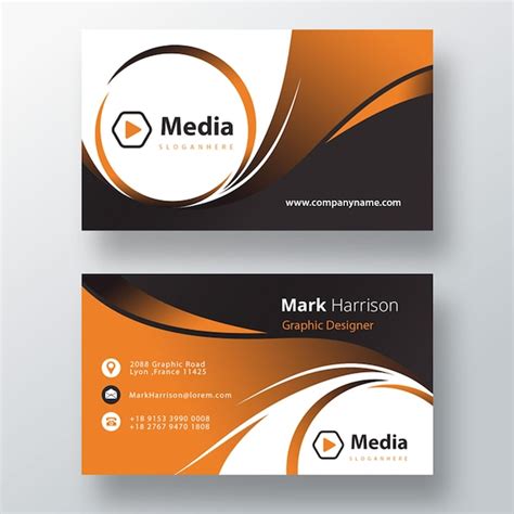 Free PSD | Creative Doublesided Business Card Template