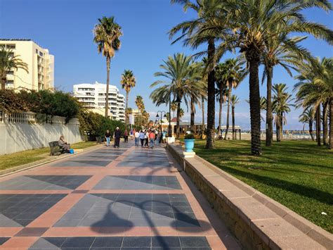 [OC] Spain - Paseo in Torremolinos along the beach of palm trees. : r ...