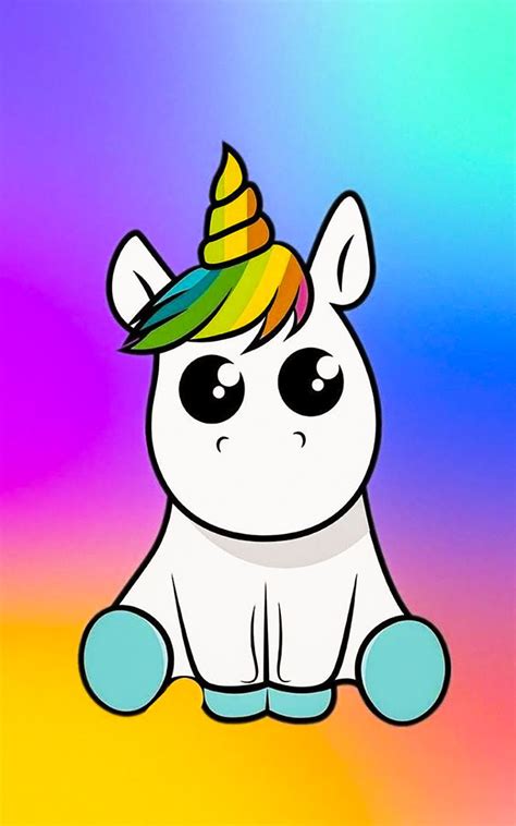 Unicorn unicorn wallpaper for android | Dessin licorne kawaii, Dessin licorne, Licorne