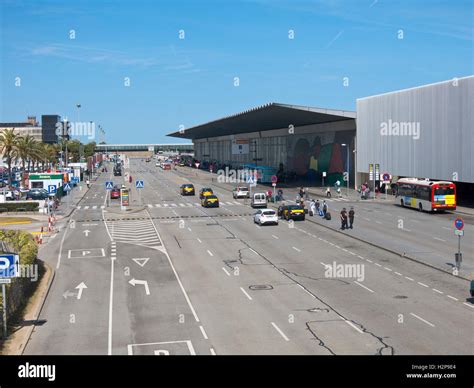 Terminal T2 of El Prat-Barcelona airport. This airport was Stock Photo, Royalty Free Image ...