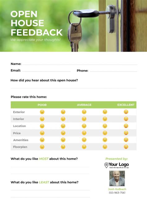 How To Use An Open House Feedback Form - Jigglar.com