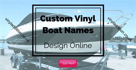 Boat Name Stickers - Custom Vinyl Lettering for your boat - Vinyl Addition