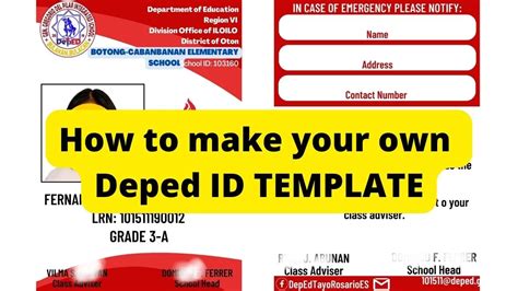 Deped Id Template