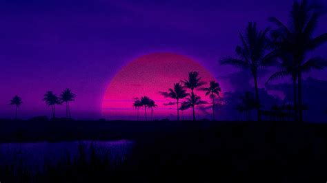 🔥 Free download Palm trees retrowave Retrowave purple sunset HD wallpaper [3024x1701] for your ...