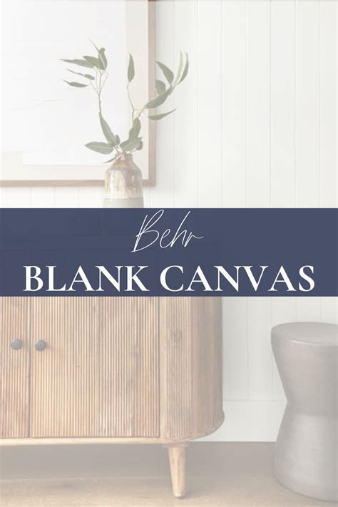 Behr Color of the Year 2023: Blank Canvas - Living Letter Home