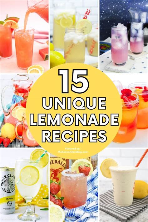 15 Unique Lemonade Recipes - The Soccer Mom Blog