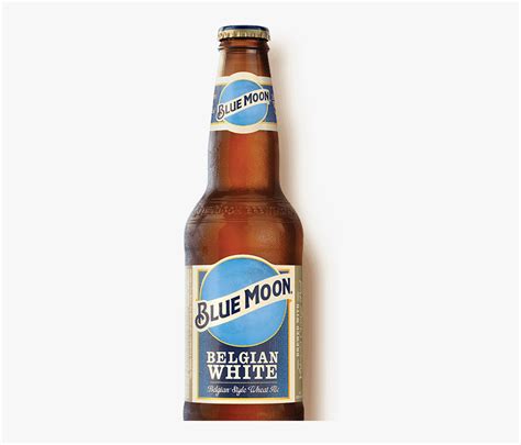 Bluemoon Belgian White Beer Bottle - Blue Moon Beer, HD Png Download ...