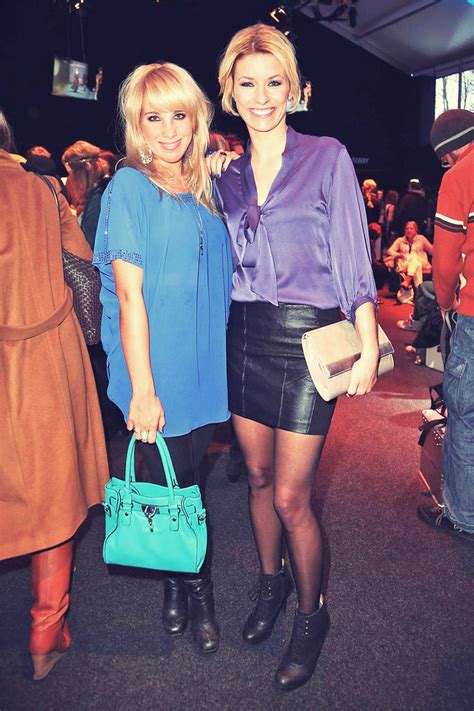 Annica Hansen attends Mercedes-Benz Fashion Week Berlin 2013 - Leather Celebrities