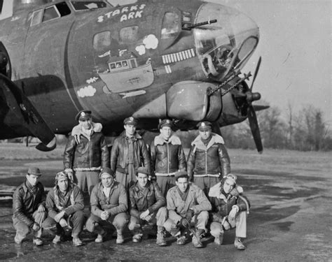 B-17G 390th Bomb Group Nose Art and Crew Photo Starks Ark | World War ...