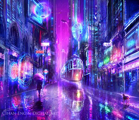 İstiklal Street - Cyberpunk Concept Art | Behance :: Behance