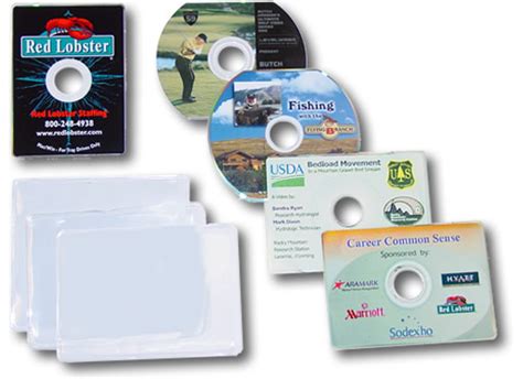 CD DVD Business Card Shaped