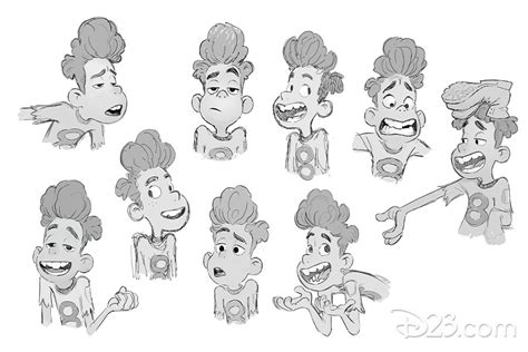 Disney and Pixar’s Luca Concept Art - D23