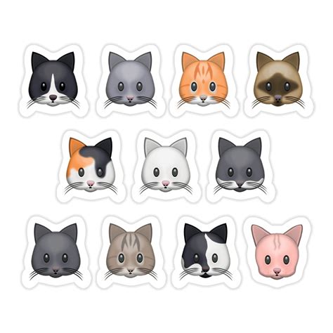 Cat Emoji Stickers | The Catnip Dispensary