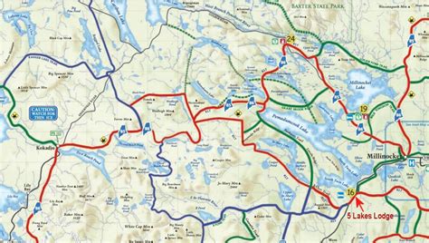 Katahdin Region Snowmobile Trail Map | JoMary Riders Snowmobile Club