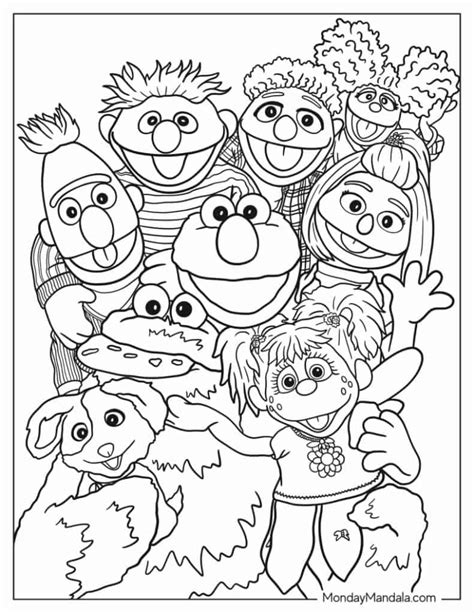 Abby Sesame Street Coloring Pages