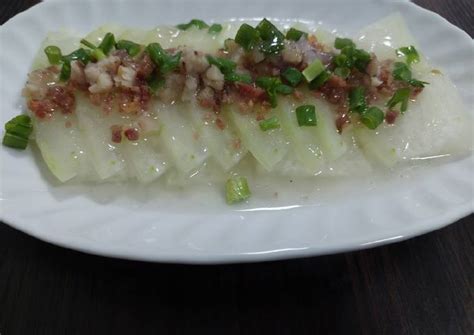 Steamed Winter Melon with Jinhua ham 金華火腿蒸冬瓜 Recipe by LazyCook_HK - Cookpad