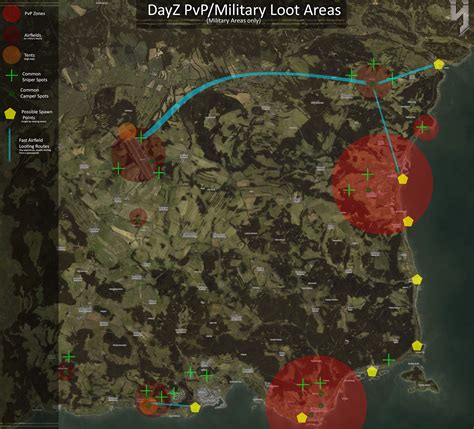 Steam Community :: Guide :: 2014 - [Outdated] DayZ Simple PvP/Military Loot Map - 0.44 [UPDATE: V2!]