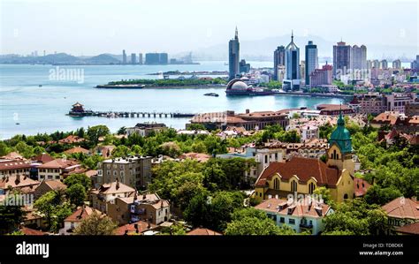 qingdao old town Stock Photo - Alamy