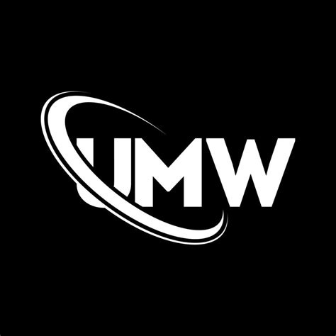 UMW logo. UMW letter. UMW letter logo design. Initials UMW logo linked with circle and uppercase ...