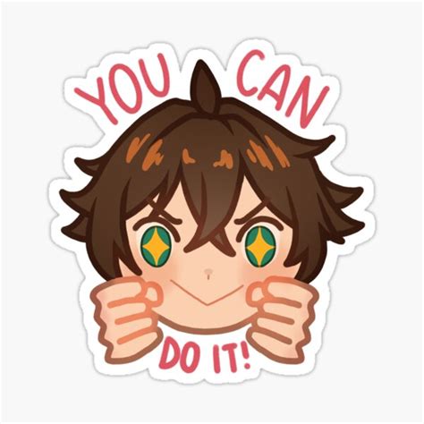 ""You Can Do It" Motivation Sticker" Sticker for Sale by SendSunshineCa ...