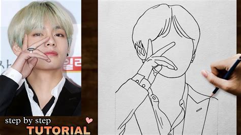 Pencil Sketch Drawing Of BTS (Jungkook) Drawing Tutorial, 52% OFF