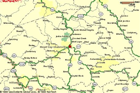 Logan County, W.V. Map - MINGO COUNTY, W.V. ARES/RACES & SKYWARN