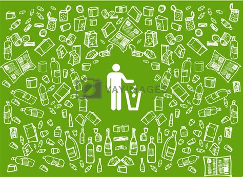 Recycling eco background by krabata Vectors & Illustrations Free ...