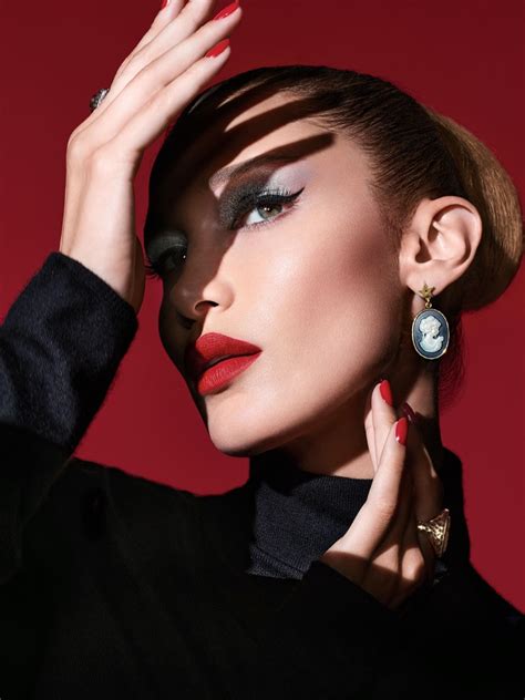 Bella Hadid wears dramatic looks for the Dior Makeup Halloween 2019 ...