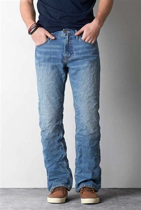 men's lightweight bootcut jeans - Laci Camp