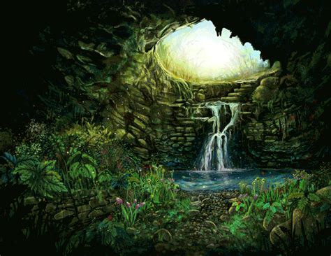 Cave Scene Design on MICA Portfolios