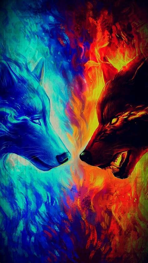 Anime Fire Wolf Wallpapers - Wallpaper Cave