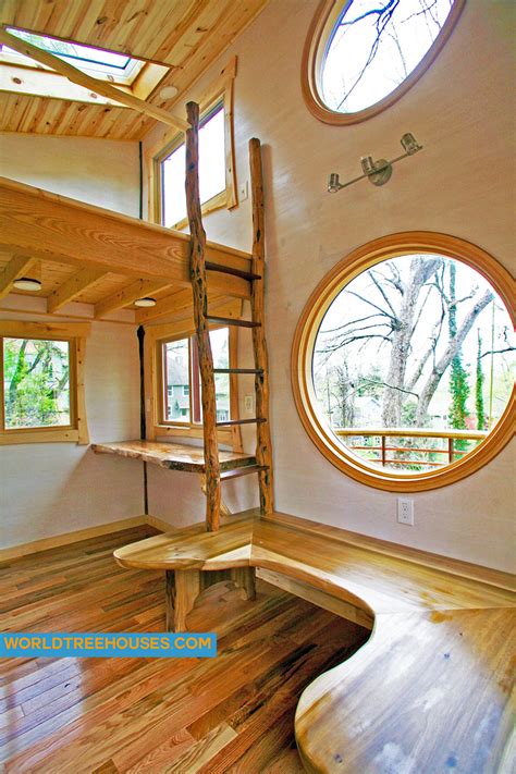 Asheville tree house builder: Check out the beautiful interior of our downtown treehouse project ...