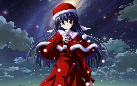 Kawaii Christmas Anime Wallpapers - Top Free Kawaii Christmas Anime Backgrounds - WallpaperAccess