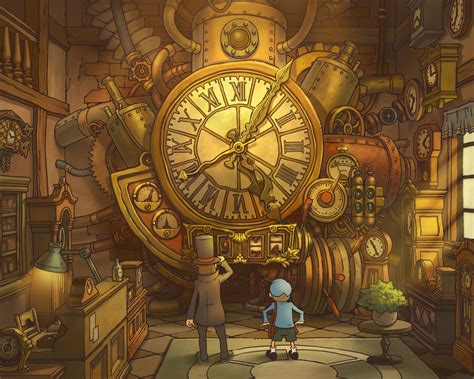 Professor Layton - official art wallpaper - The art of wallpapers