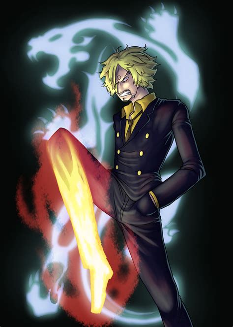 Sanji Pies Negros by ACPuig on DeviantArt